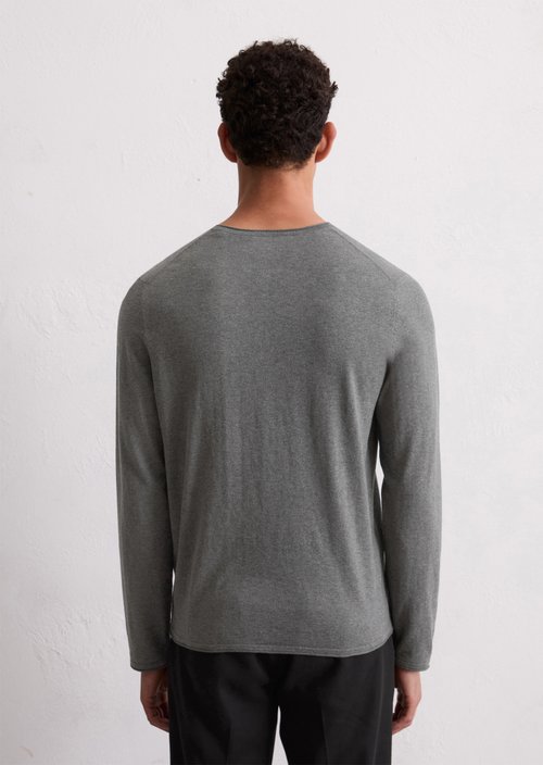 Sweater regular — Graphic Grey Melange