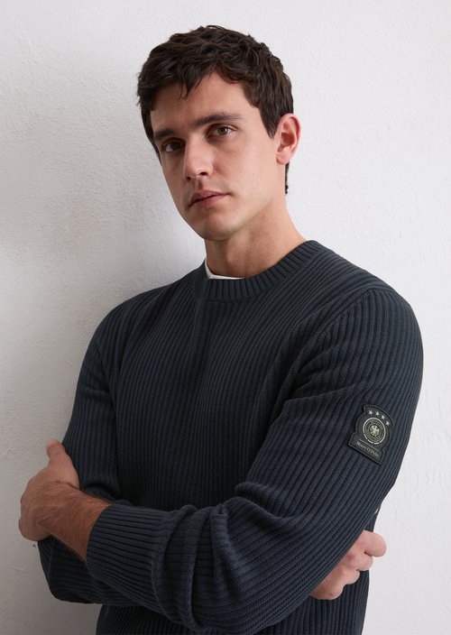 Pullover DFB Travel Collection — Deep Night Blue