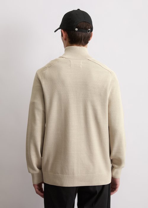 Zipper training jacket — Misty Grey