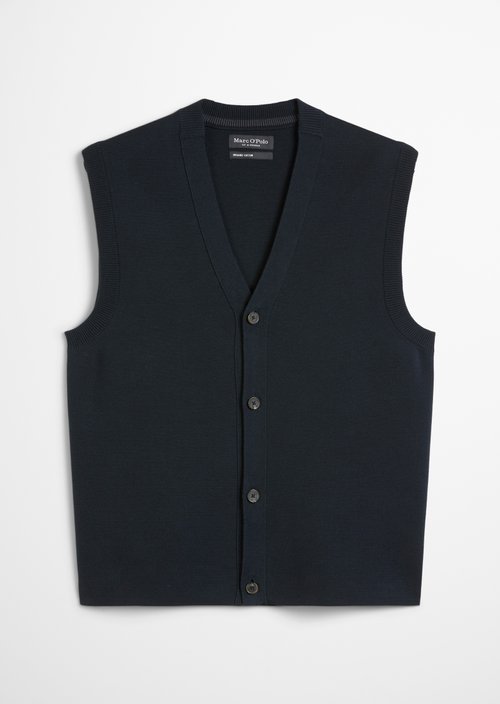 DfC knitted vest — Dark Navy