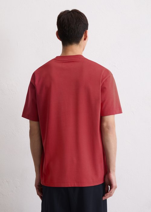 Relaxed T-shirt — Light Carmine (alternate view)