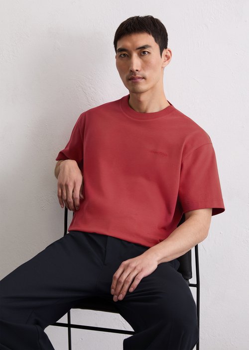 Relaxed T-shirt — Light Carmine