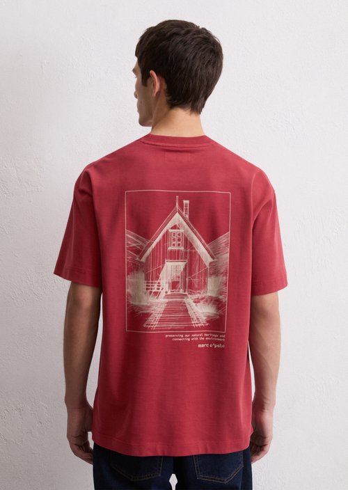 Relaxed T-shirt — Light Carmine