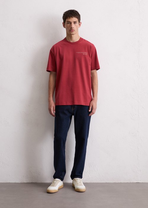 Relaxed T-shirt — Light Carmine