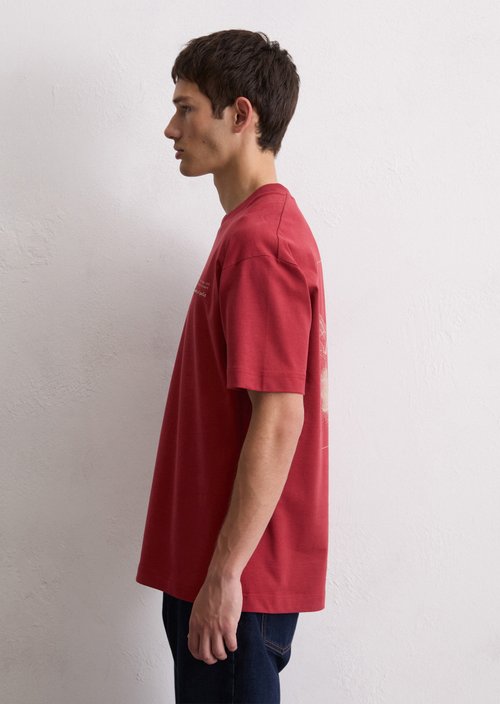 Relaxed T-shirt — Light Carmine