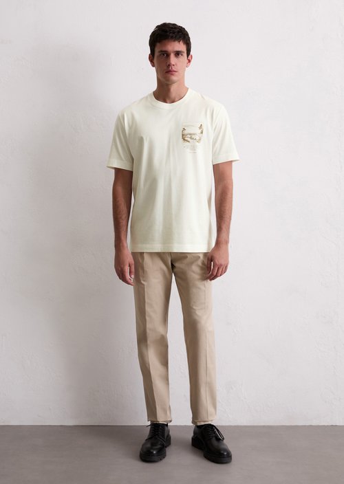 T-shirt regular — Silky White