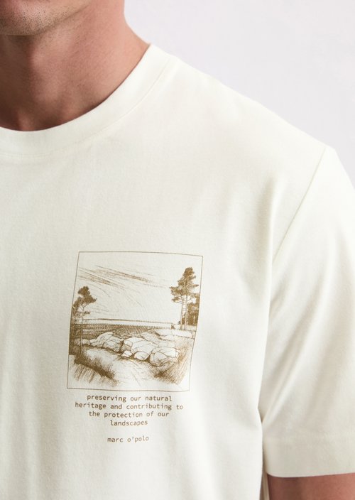 T-shirt regular — Silky White