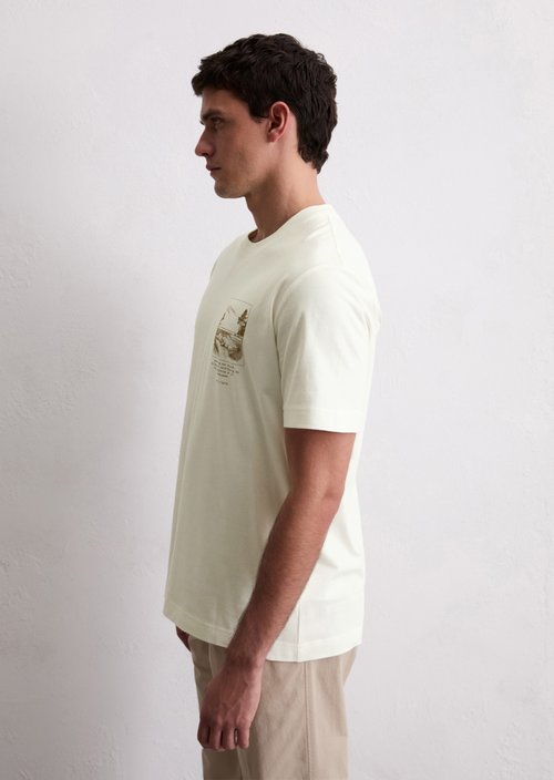 T-shirt regular — Silky White