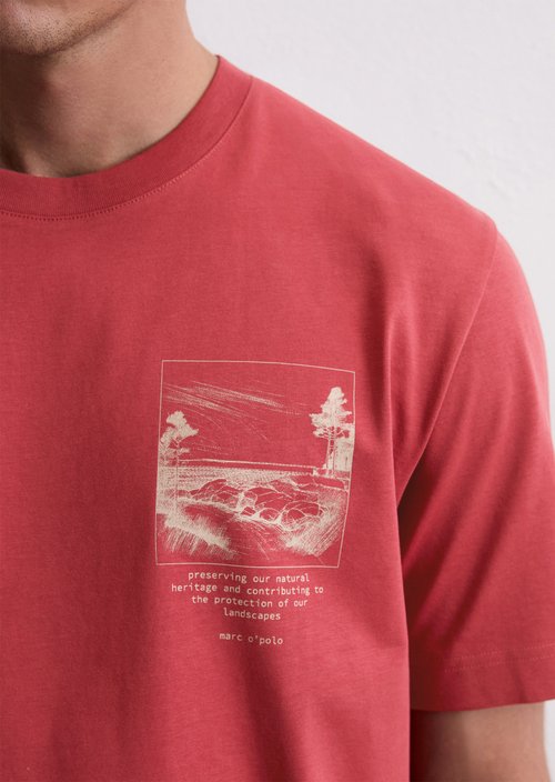 T-shirt regular — Light Carmine
