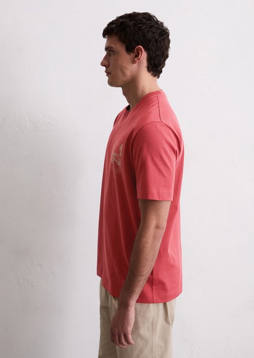 T-shirt regular — Light Carmine