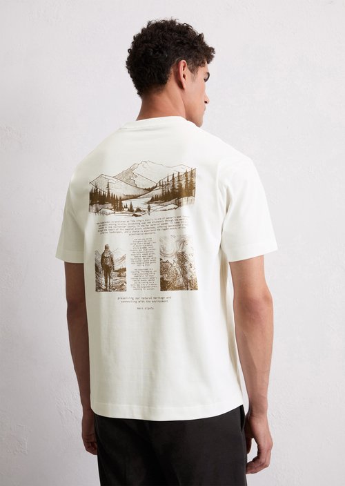Relaxed T-shirt — Silky White