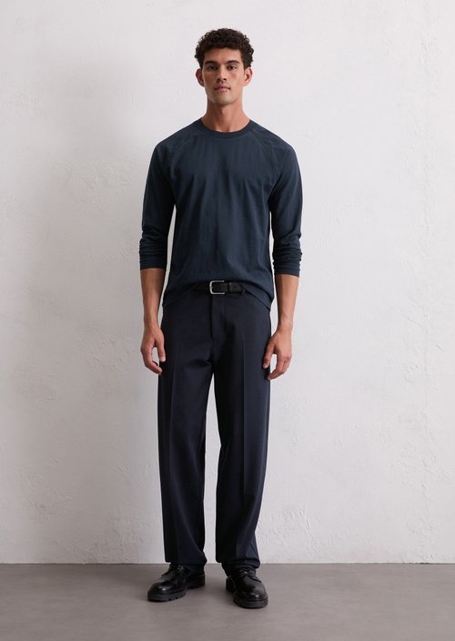 DfC Longsleeve regular — Dark Navy