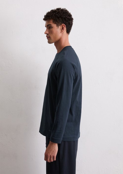 DfC Longsleeve regular — Dark Navy