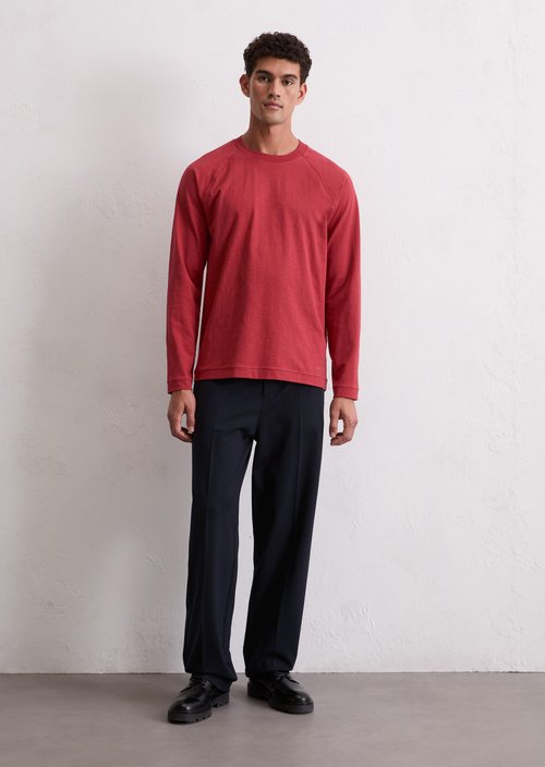 DfC Longsleeve regular — Light Carmine