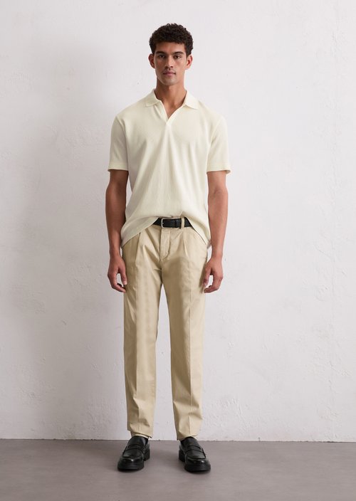 DfC polo shirt jersey regular — Silky White