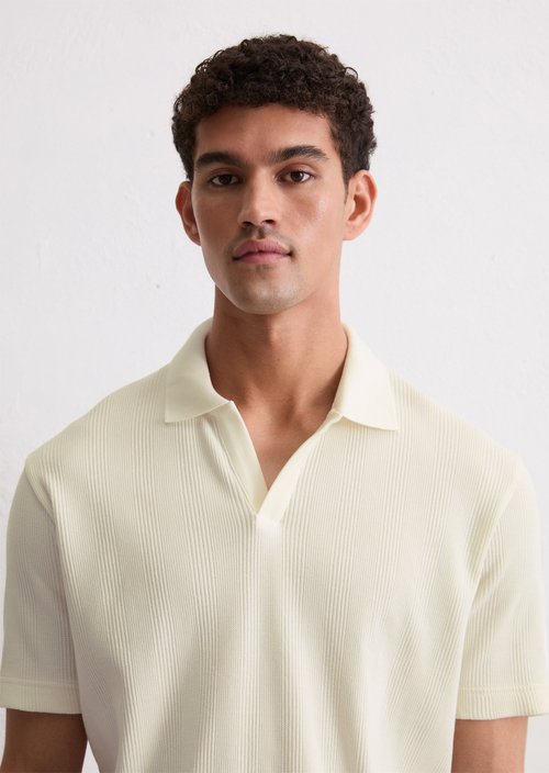 DfC polo shirt jersey regular — Silky White