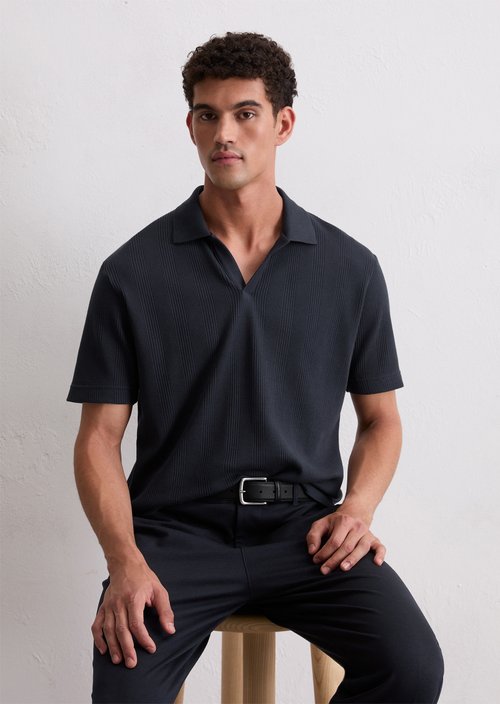 DfC polo shirt jersey regular — Dark Navy