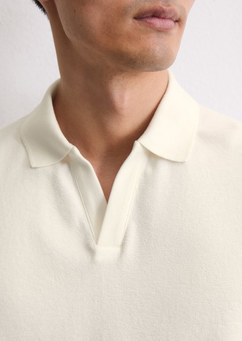 DfC polo shirt jersey regular — Silky White