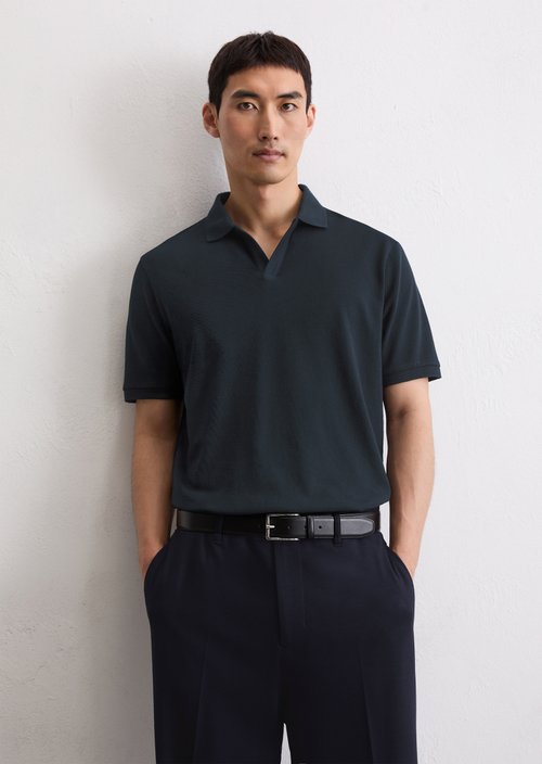 DfC polo shirt jersey regular — Dark Navy