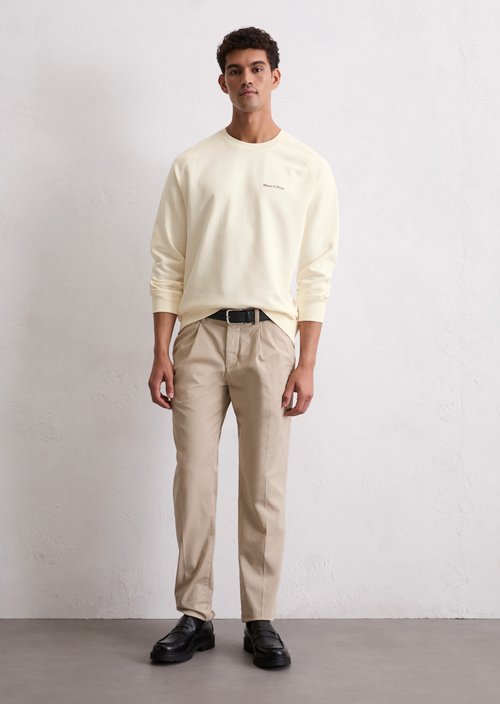 Sweatshirt regular — White Cotton
