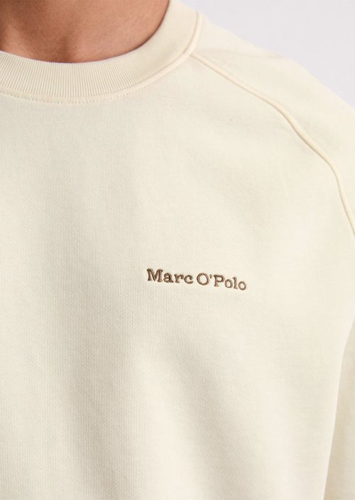 Sweatshirt regular — White Cotton