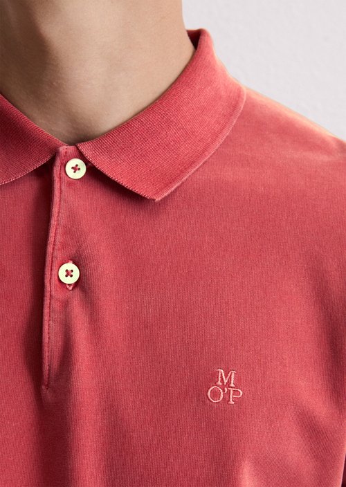 Polo shirt jersey regular — Light Carmine