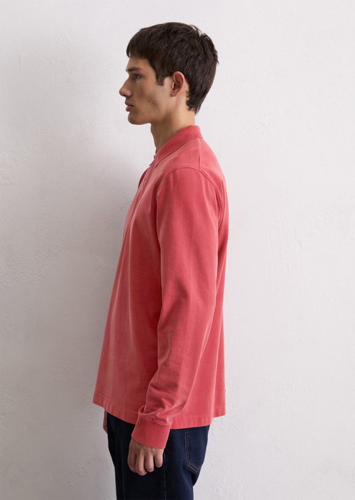 Polo shirt jersey regular — Light Carmine
