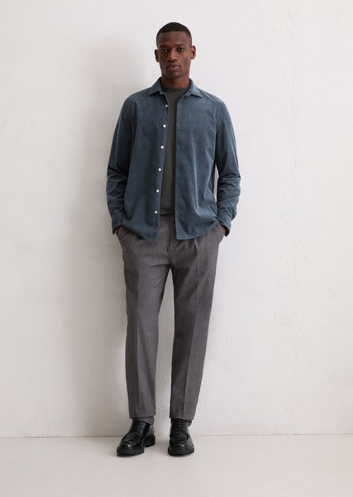 Corduroy shirt shaped — Moon Stone