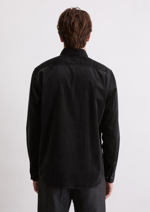 Corduroy shirt regular — Black