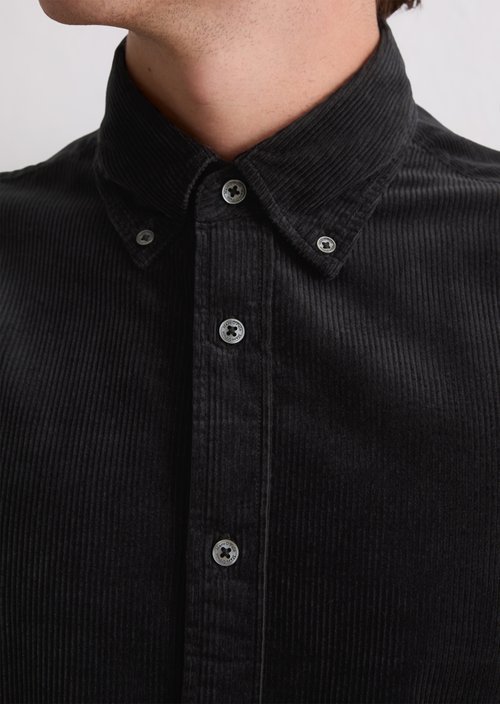 Corduroy shirt regular — Black