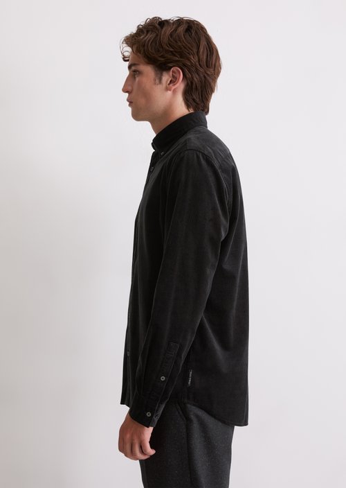 Corduroy shirt regular — Black