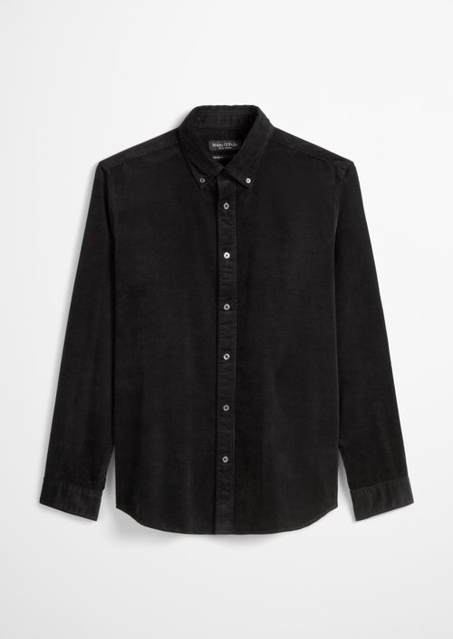 Corduroy shirt regular — Black
