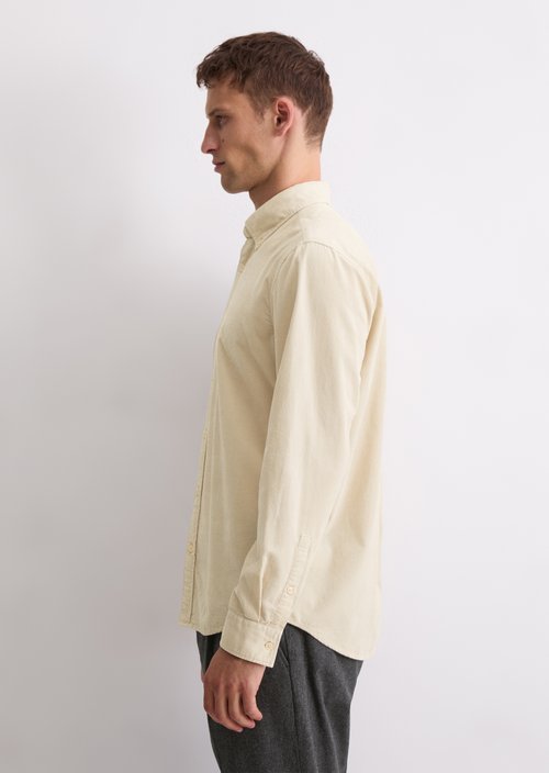 Corduroy shirt regular — Grey Silk