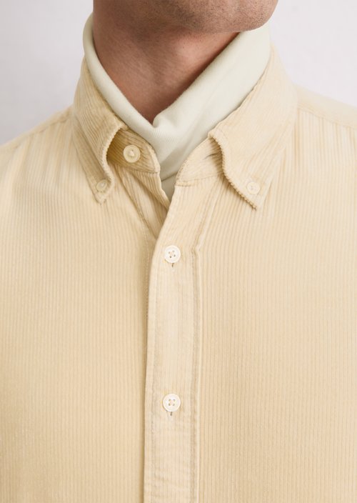 Corduroy shirt regular — Jonesboro Cream