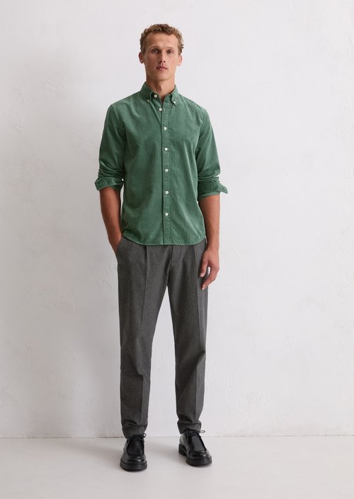 Corduroy shirt regular — Dark Forest