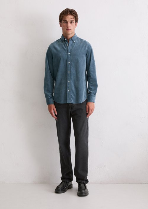 Corduroy shirt regular — Moon Stone