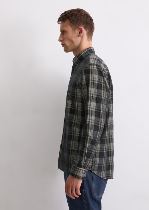 Corduroy shirt regular — Dark Blue