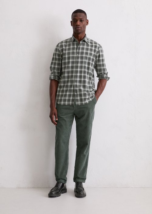 Regular shirt — Dark Green