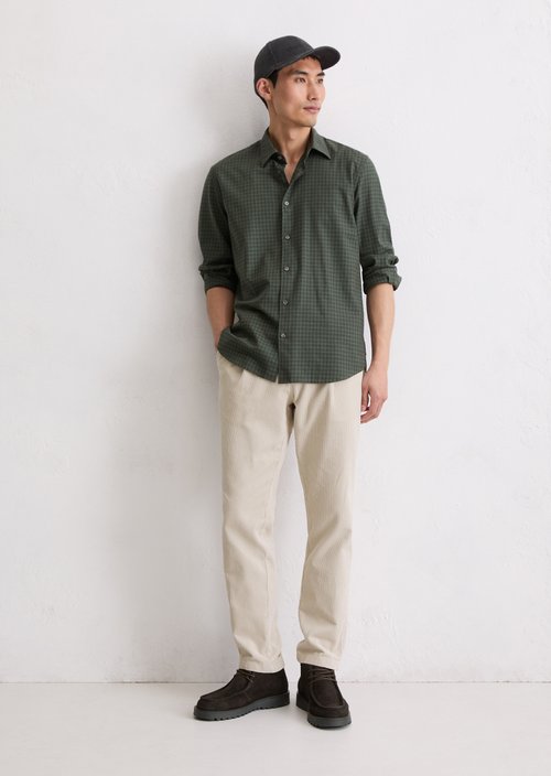 Regular shirt — Dark Green