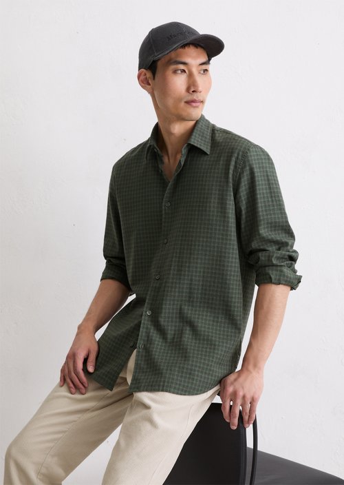 Regular shirt — Dark Green