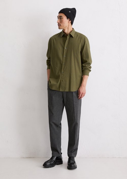 Regular shirt — Dark Green