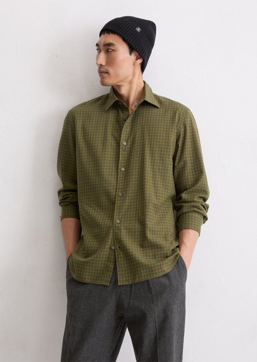 Regular shirt — Dark Green