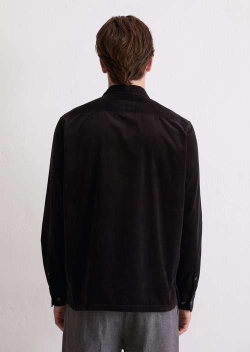Corduroy shirt regular — Black