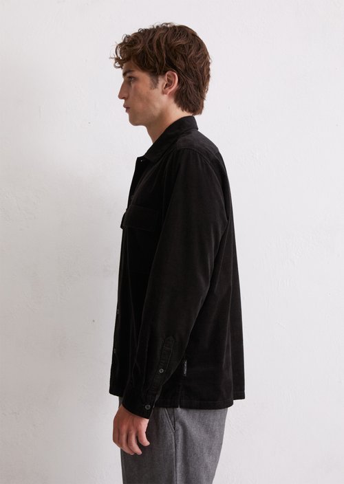 Corduroy shirt regular — Black