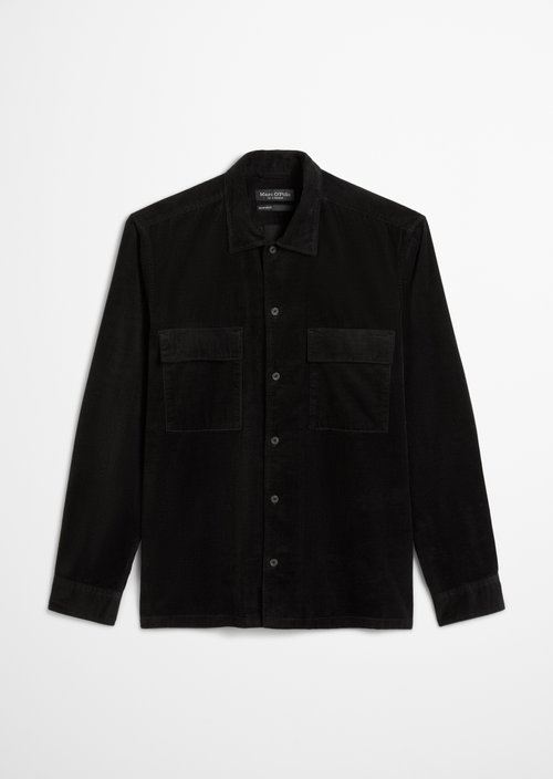 Corduroy shirt regular — Black
