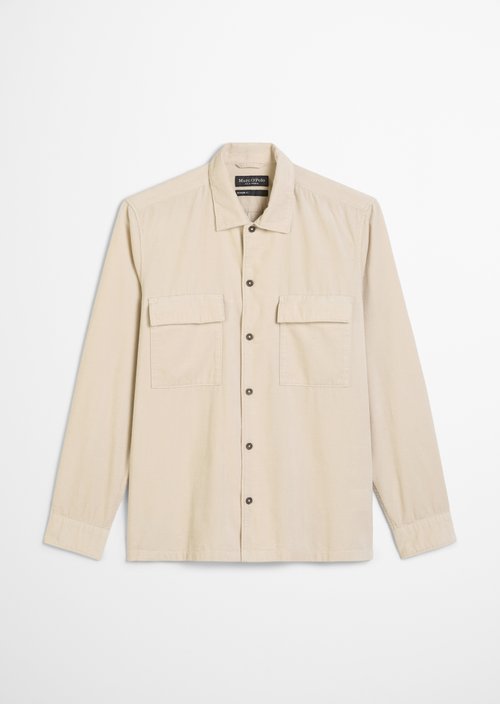 Corduroy shirt regular — Grey Silk