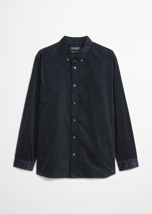 Corduroy shirt regular — Dark Navy