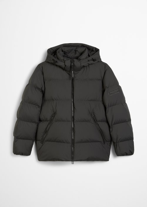 Regular puffer down jacket — Broken Graphite