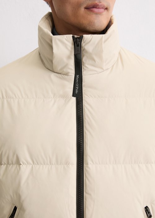 Regular puffer down jacket — Grey Silk