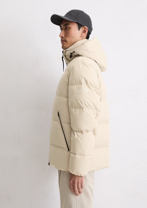 Regular puffer down jacket — Grey Silk